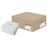 коробка распаячная КР 50х50х20 ОП белая IP40 |  код. SQ1401-0201 |  TDM